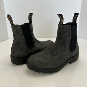 Blundstone High Top Boots #1630 Rustic Black W 8 1/2